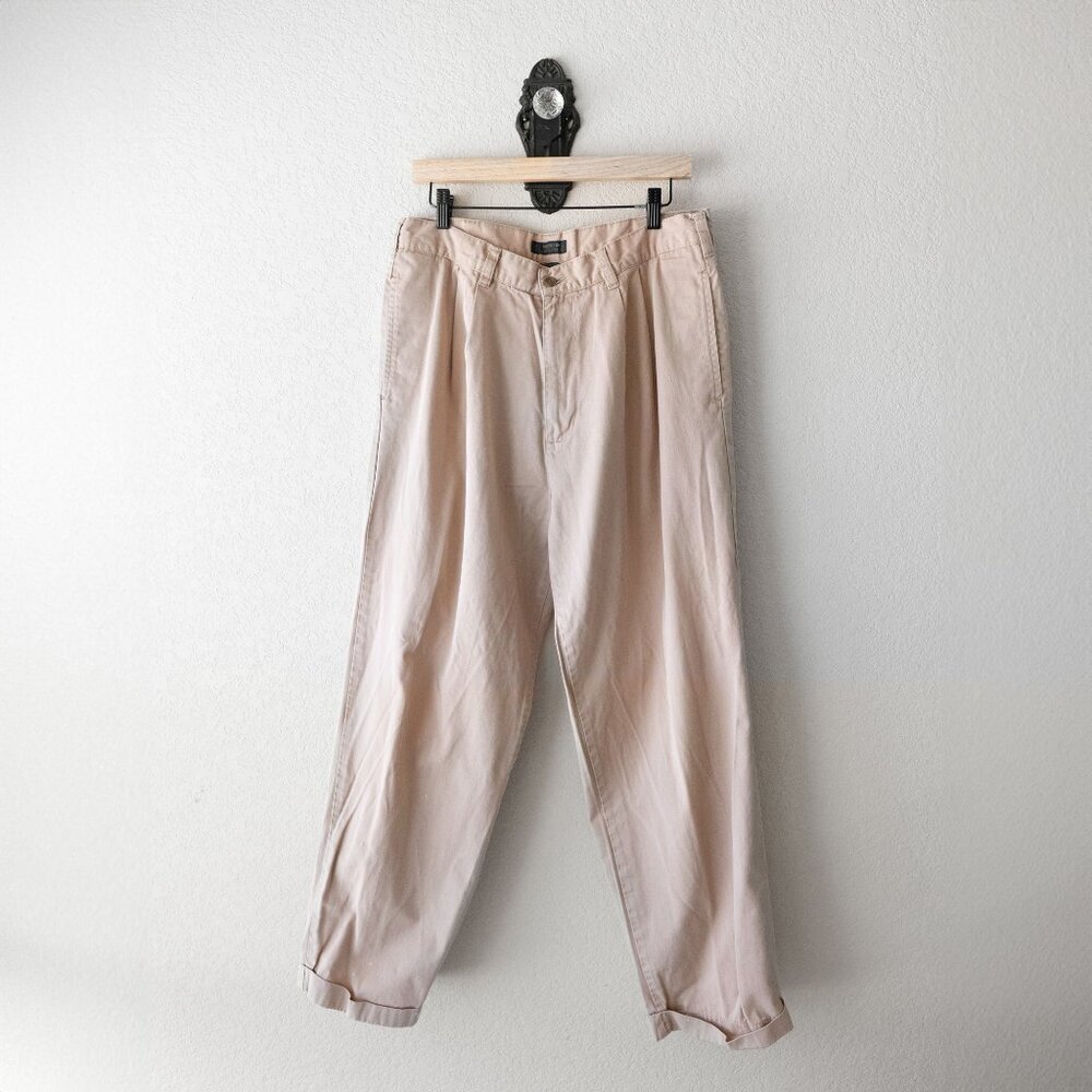 Vintage Chaps Ralph Lauren Chino Pants Men’s 36x30 Tan Egyptian Cotton